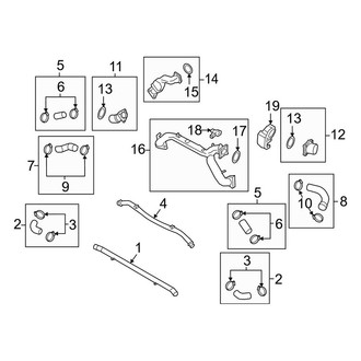 Porsche OE - Cooling - Intercooler (Hoses & Pipes), (3.0L)