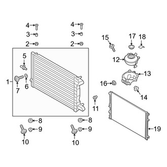 Porsche OE - Cooling - Radiator & Components (4.0L)