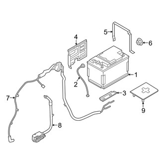 Porsche OE - Electrical - Battery (Conventional), (E-Hybrid / E-Hybrid Coupe)