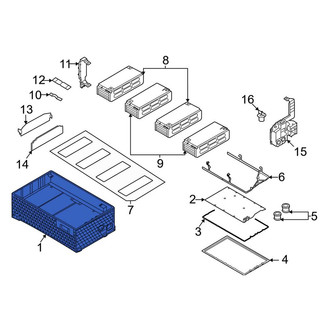 Porsche OE - Battery Hold Down