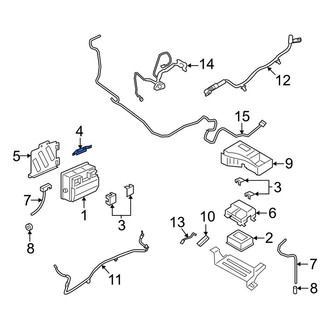 Porsche OE - Battery Hold Down