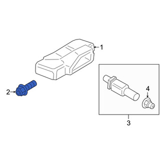Porsche OE - Tire Pressure Monitoring System (TPMS) Sensor Bolt