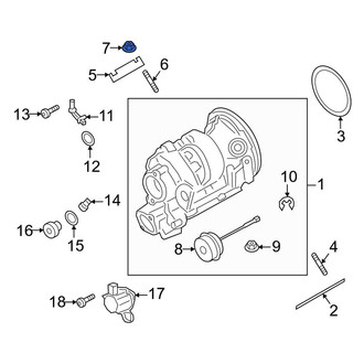 Porsche OE - Turbocharger Nut