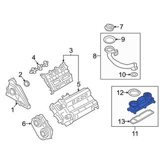 Porsche OE - Engine Oil Separator Filter