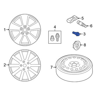 Porsche OE - Wheel Lug Bolt