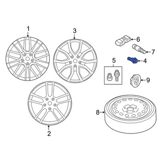 Porsche OE - Wheel Lug Bolt