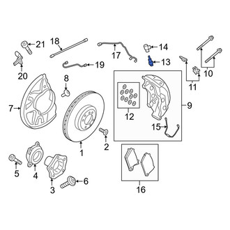 Porsche OE - Front Brake Bleeder Screw