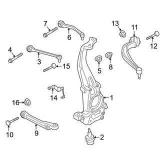 Porsche OE - Front Suspension - Suspension Components