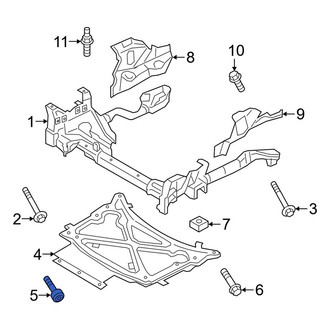 Porsche OE - Rear Suspension Crossmember Reinforcement Bolt