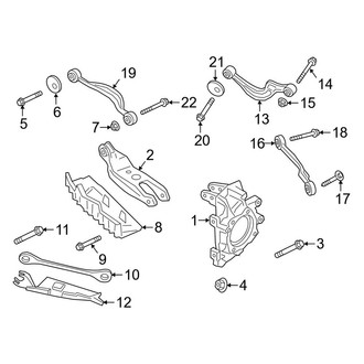 Porsche OE - Rear Suspension - Suspension Components (Knuckles & Arms)
