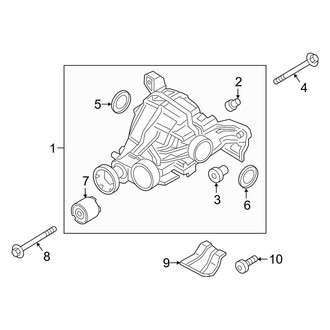Porsche OE - Rear Suspension - Axle & Differential (W/O Lock)