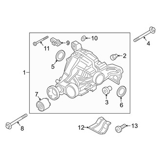 Porsche OE - Rear Suspension - Axle & Differential (With Lock)