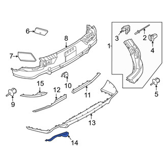 Porsche OE - Exhaust Tail Pipe Tip