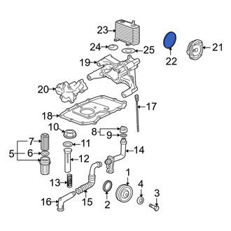 Porsche OE - Engine Oil Pump Pickup Tube Gasket