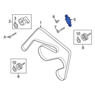 Porsche OE - Accessory Drive Belt Tensioner