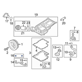 Porsche OE - Engine Oil Pump Pickup Tube Gasket