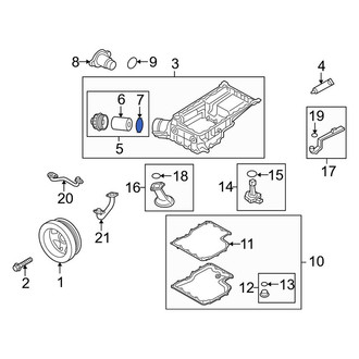 Porsche OE - Engine Oil Filter Element O-Ring