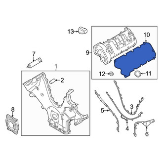 Porsche OE - Engine Valve Cover Gasket