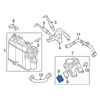 Porsche OE - Lower Vapor Canister Purge Valve Assembly Gasket