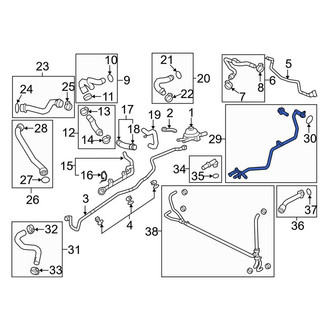 Porsche OE - Engine Coolant Inlet Flange