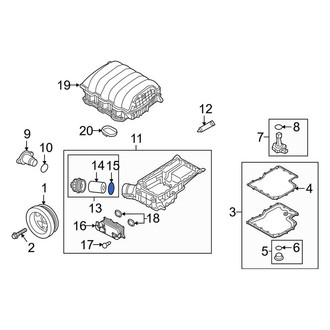 Porsche OE - Engine Oil Filter Element O-Ring