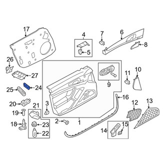 Porsche OE - Front Left Door Window Switch