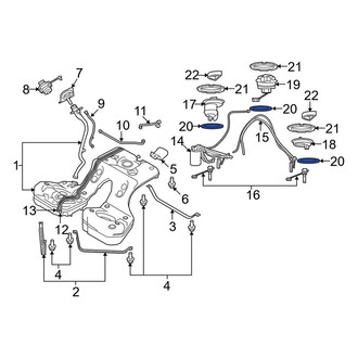 Porsche OE - Fuel Pump Tank Seal