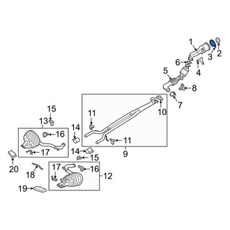 Porsche OE - Exhaust Clamp