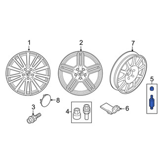 Porsche OE - Tire Valve Stem