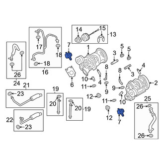 Porsche OE - Turbocharger Boost Pressure Relief Valve