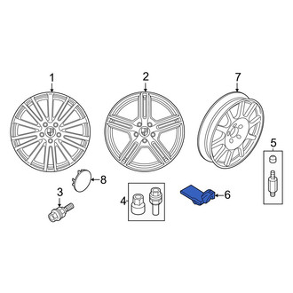 Porsche OE - Tire Pressure Monitoring System (TPMS) Sensor