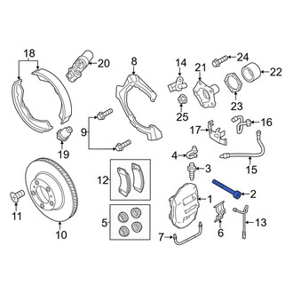 Porsche OE - Rear Disc Brake Caliper Bolt
