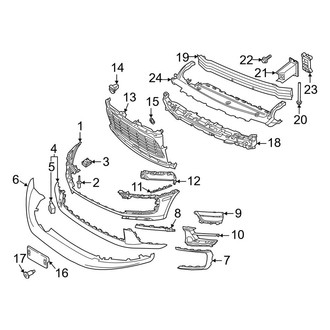Porsche OE - Front Bumper & Grille - Bumper & Components