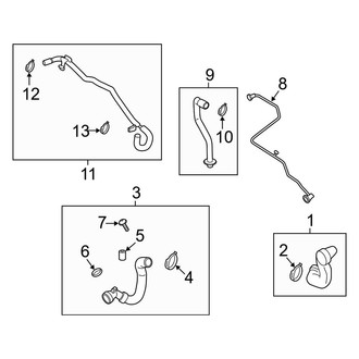 Porsche OE - Cooling - Hoses & Lines (Radiator), (3.0L)