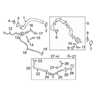 Porsche OE - Cooling - Hoses & Lines (3.0L / 3.6L Gas)