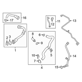 Porsche OE - Cooling - Hoses & Lines (2.0L)