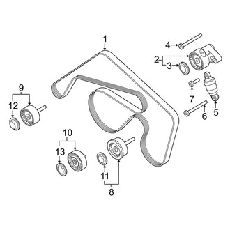 Porsche OE - Cooling - Belts & Pulleys (3.0L / 3.6L Gas)