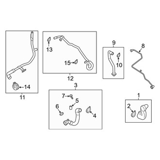 Porsche OE - Cooling - Hoses & Lines (Radiator), (2.9L)