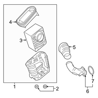 Porsche OE - Engine / Transaxle - Air Intake (3.0L)