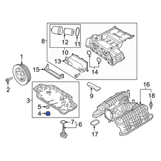 Porsche OE - Engine Coolant Pipe Drain Plug