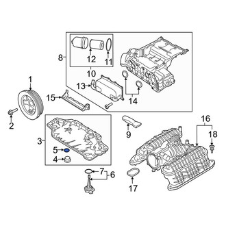 Porsche OE - Engine Oil Drain Plug Gasket