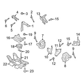 Porsche OE - Engine / Transaxle - Engine & Transmission Mounting (3.0L)