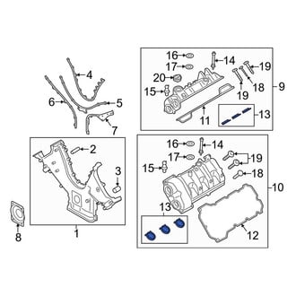 Porsche OE - Engine Valve Cover Washer Seal