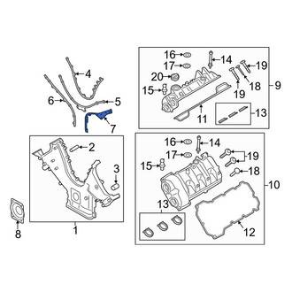 Porsche OE - Left Engine Timing Cover Gasket