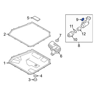 Porsche OE - Transmission Filter Housing O-Ring