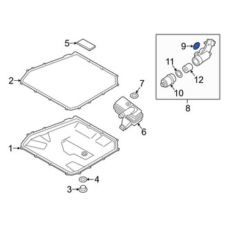 Porsche OE - Transmission Filter Housing O-Ring
