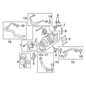 Porsche OE - Engine / Transaxle - Turbocharger & Components (2.0L Gas)