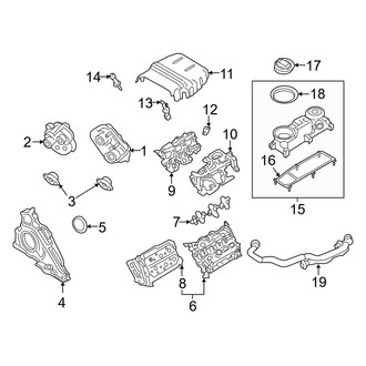 Porsche OE - Engine / Transaxle - Valve & Timing Covers (2.9L)