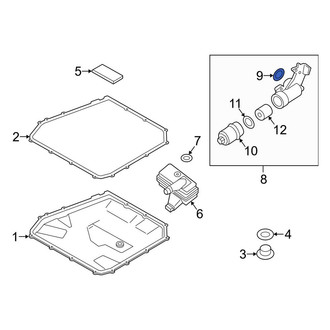 Porsche OE - Transmission Filter Housing O-Ring