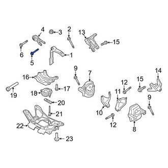 Porsche OE - Suspension Traction Bar Bolt